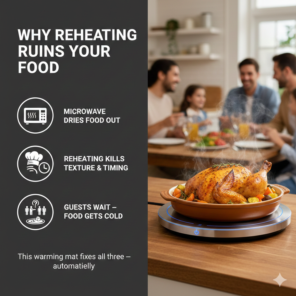 Serve Every Dish Warm Without Rushing Back to the Kitchen