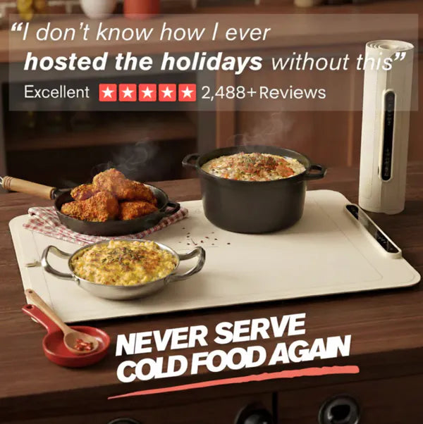 Serve Every Dish Warm Without Rushing Back to the Kitchen